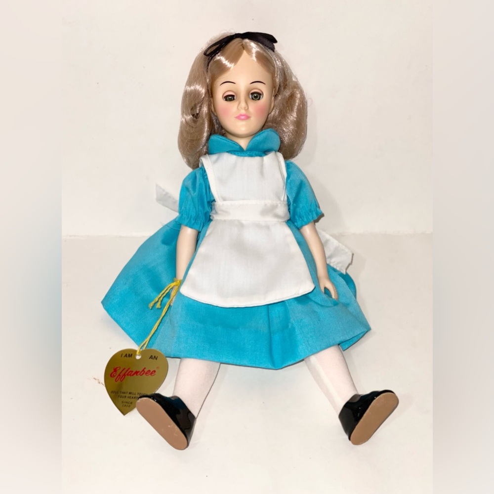 1983 Effanbee Alice In Wonderland 12" Doll Walt Disney #3398